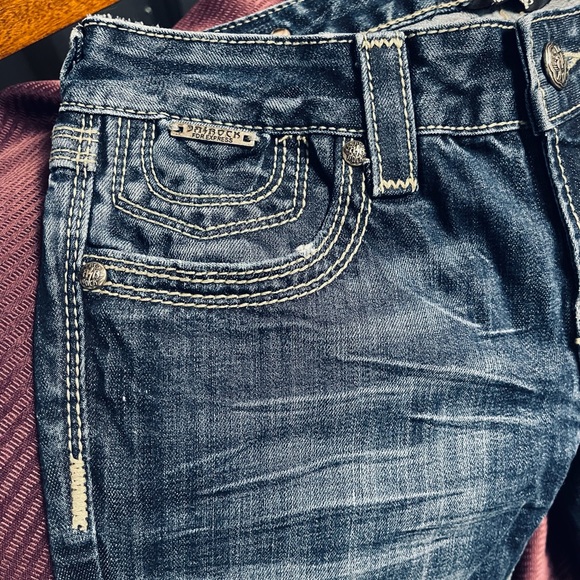 🍒 BOGO 🍒 EXPRESS Dark Wash Boot cut Jeans - Picture 5 of 15